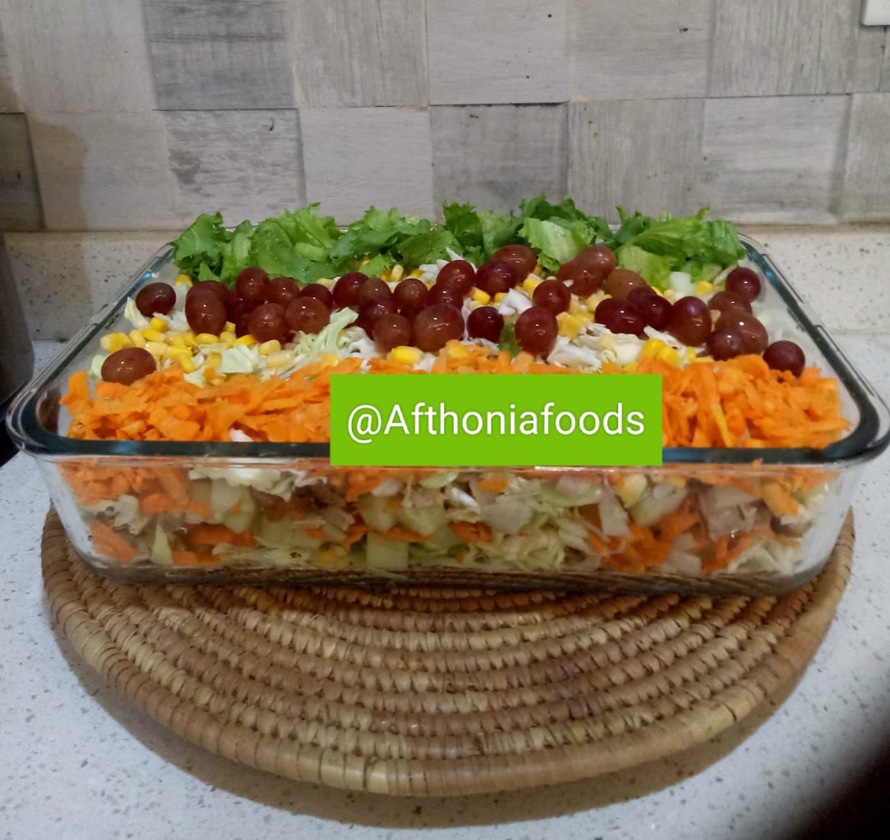 Afthonia Foods catering arrangement